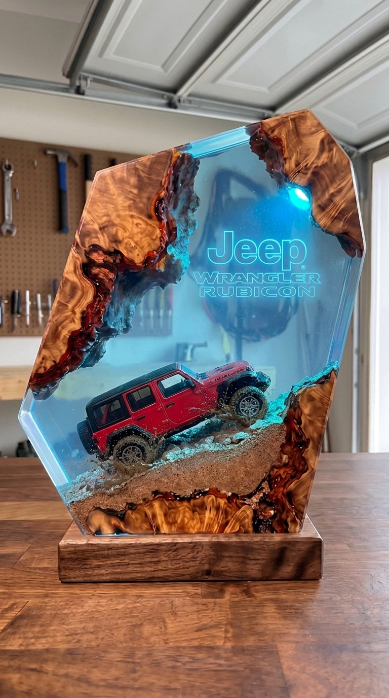 Handmade 4x4 Resin Lamps™