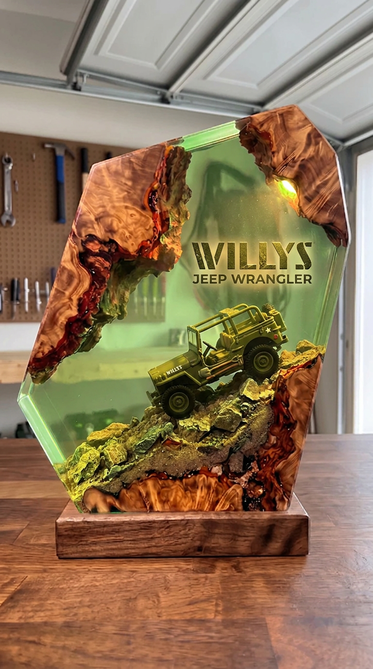 Handmade 4x4 Resin Lamps™