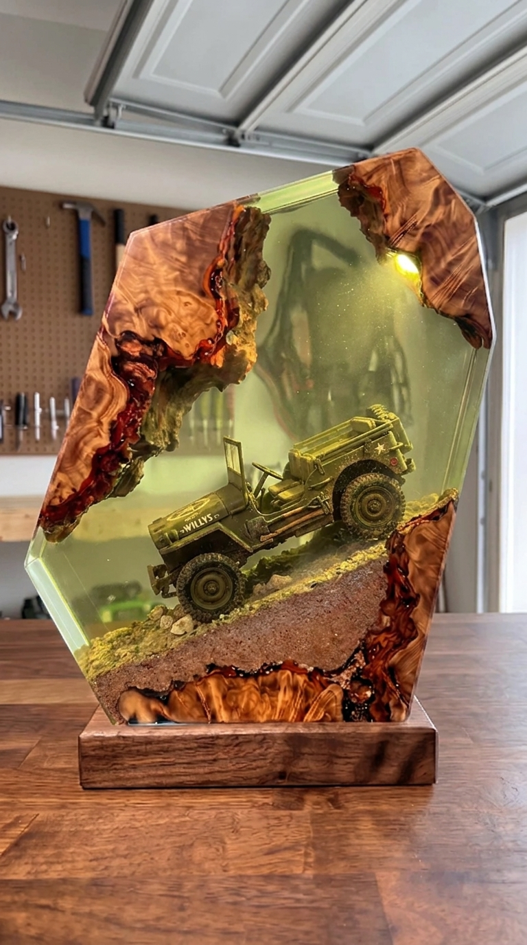 Handmade 4x4 Resin Lamps™