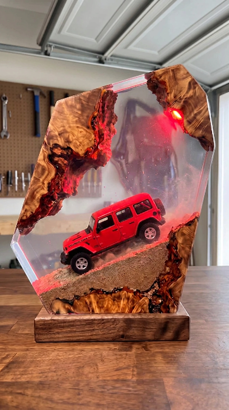 Handmade 4x4 Resin Lamps™