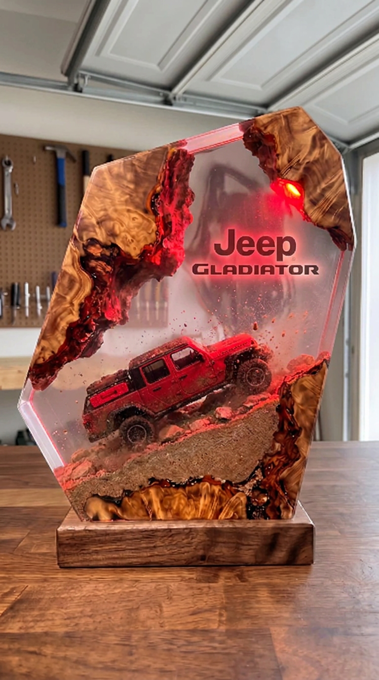 Handmade 4x4 Resin Lamps™