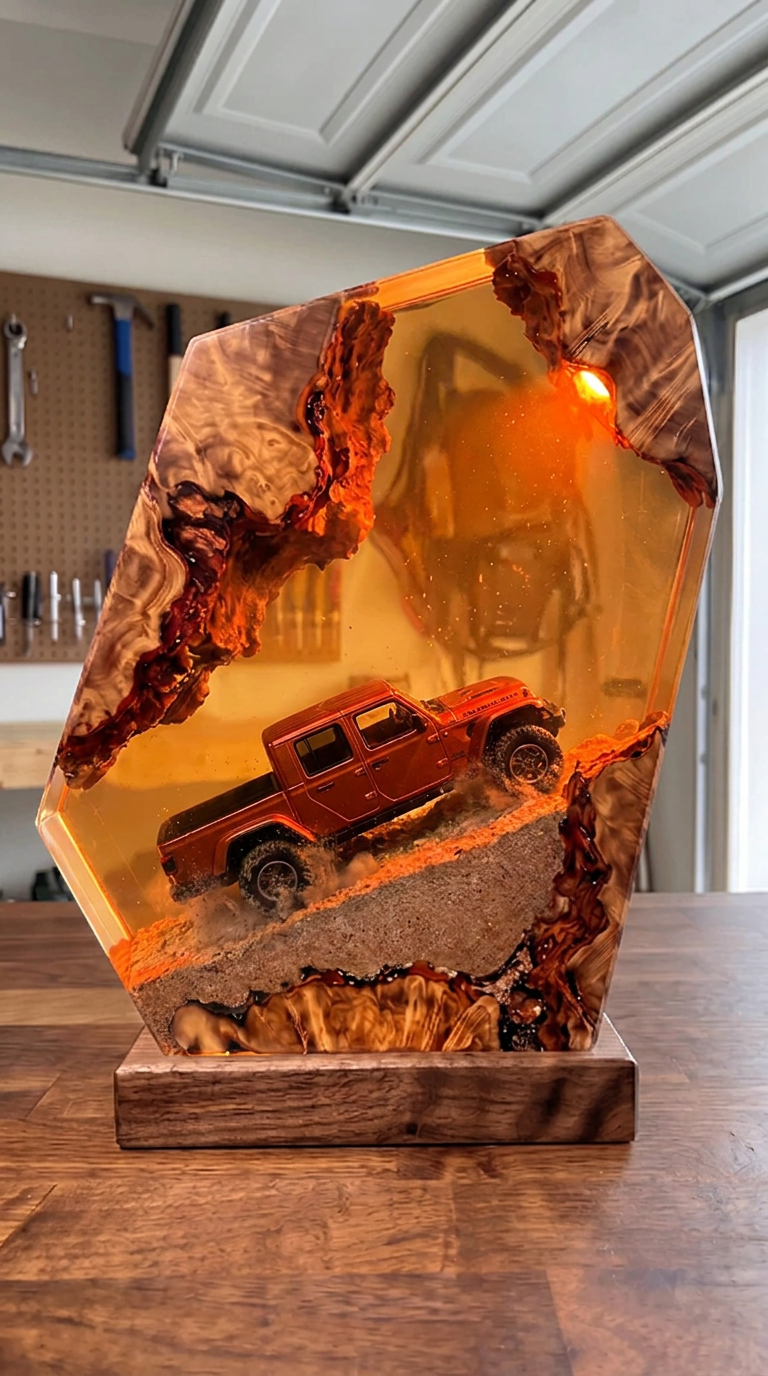 Handmade 4x4 Resin Lamps™