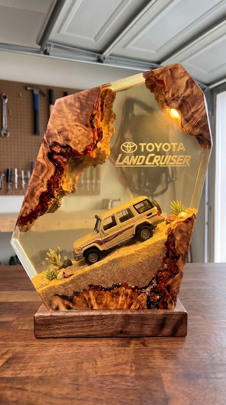 Handmade 4x4 Resin Lamps™